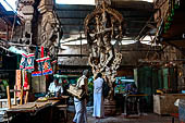 Street life around the Sri Meenakshi-Sundareshwarar Temple of Madurai. Tamil Nadu.  